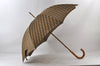 Authentic FENDI Zucca Vintage Parasol Umbrella Brown Beige 4853J