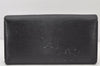 Auth Louis Vuitton Epi Portefeuille Sarah Long Wallet Black M63742 LV 4853K