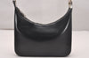 Authentic GUCCI Vintage Shoulder Hand Bag Purse Leather 0013812 Black 4854J