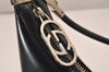 Authentic GUCCI Vintage Shoulder Hand Bag Purse Leather 0013812 Black 4854J