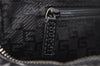 Authentic GUCCI Vintage Shoulder Hand Bag Purse Leather 0013812 Black 4854J