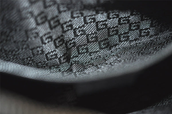 Authentic GUCCI Vintage Shoulder Hand Bag Purse Leather 0013812 Black 4854J