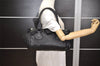 Authentic Chloe Vintage Paddington Leather Shoulder Hand Bag Black 4855J