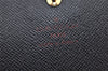 Auth Louis Vuitton Epi Porte Monnaie Billets Tresor Wallet Black M63502 LV 4855K