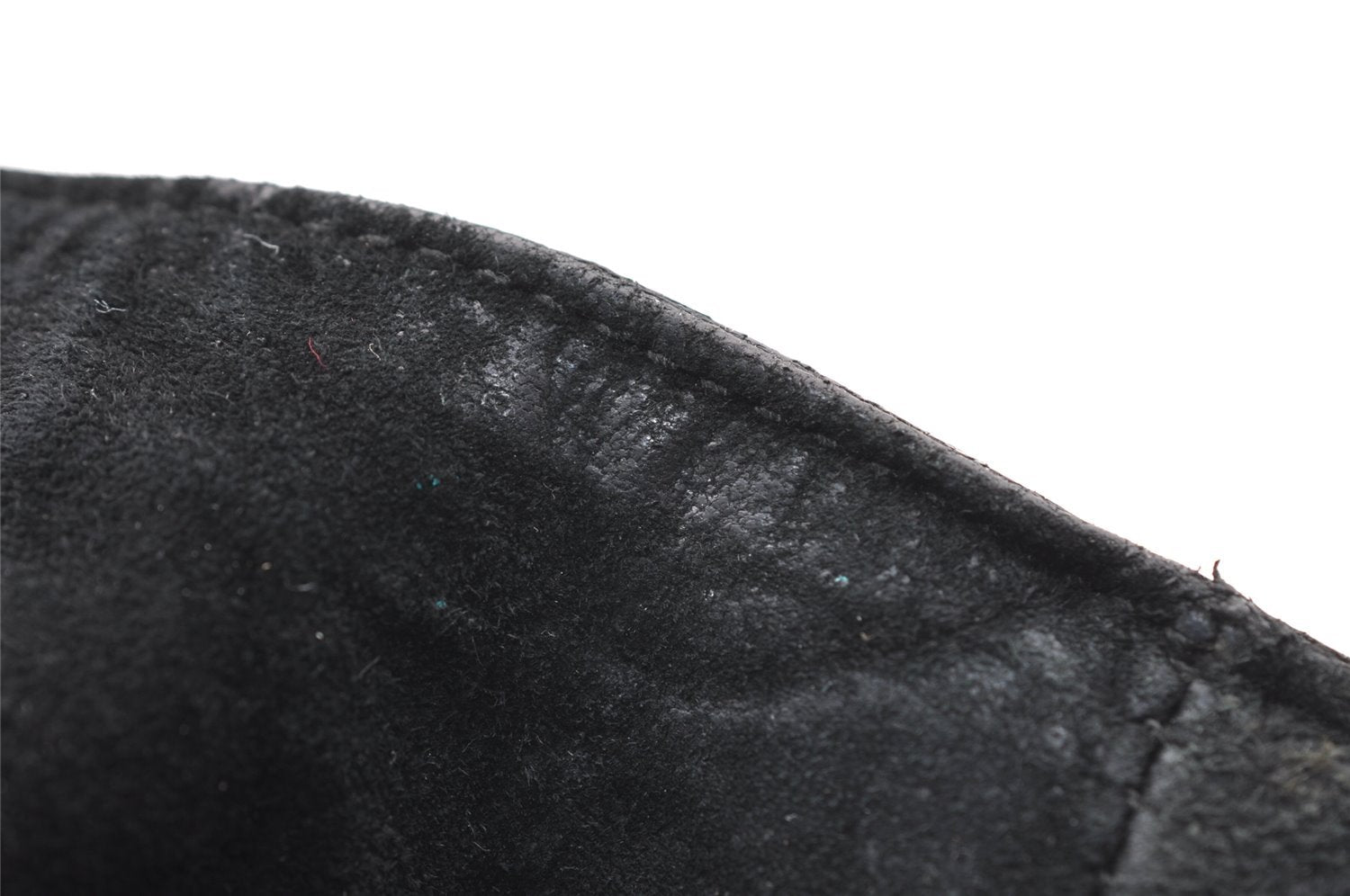 Authentic GUCCI Vintage Shoulder Bag Purse Leather 0013746 Black 4856I