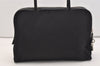 Authentic PRADA NEW TESSUTO SPO Nylon Leather Shoulder Tote Bag Black 4856J