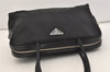 Authentic PRADA NEW TESSUTO SPO Nylon Leather Shoulder Tote Bag Black 4856J