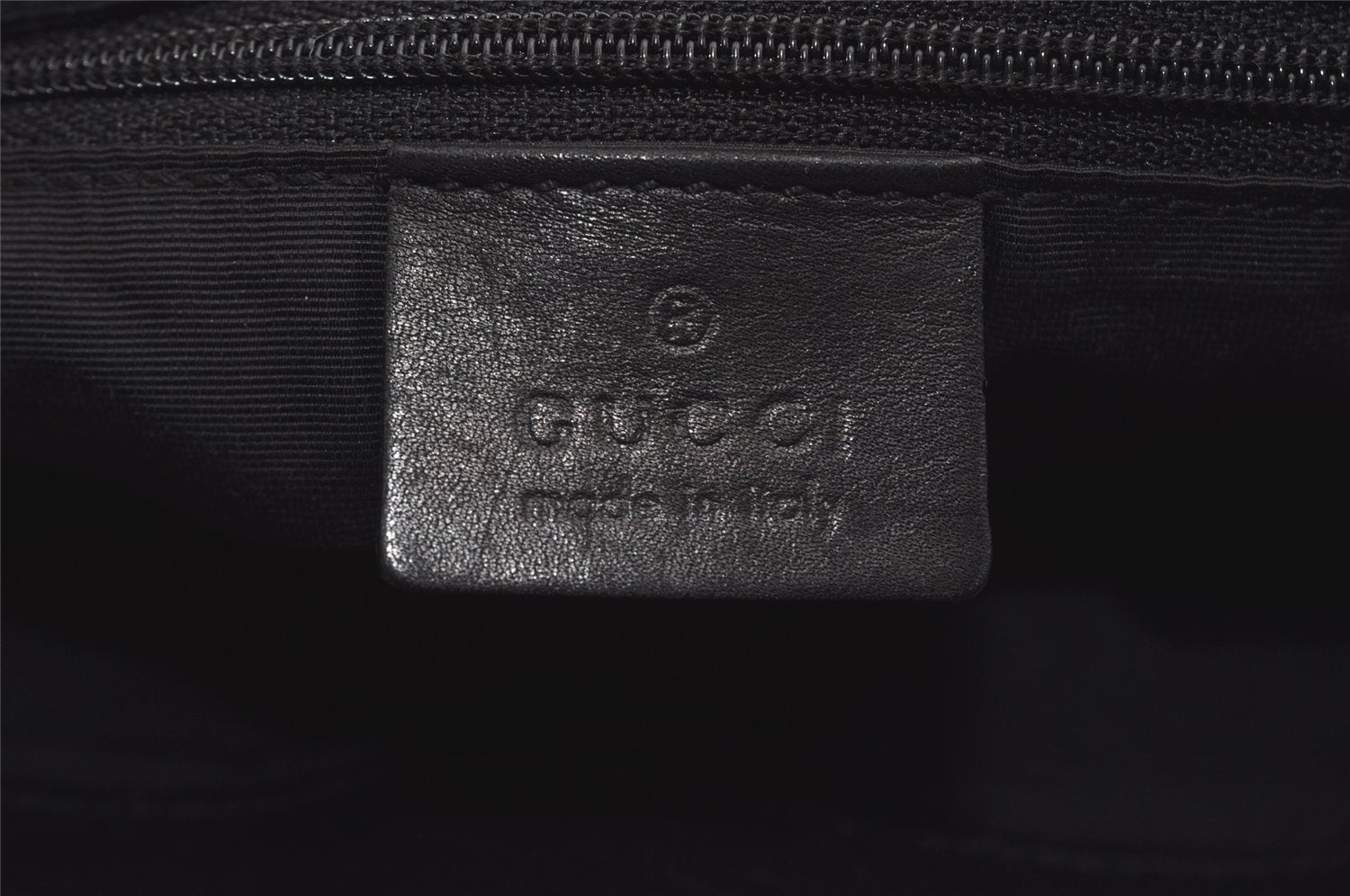 Authentic GUCCI Shoulder Tote Bag Purse GG Canvas Leather 31244 Black 4857I