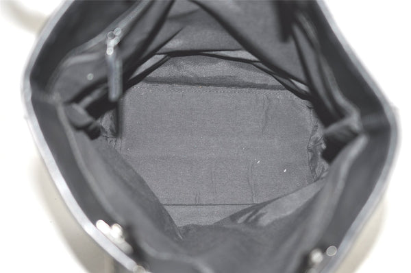 Authentic GUCCI Shoulder Tote Bag Purse GG Canvas Leather 31244 Black 4857I