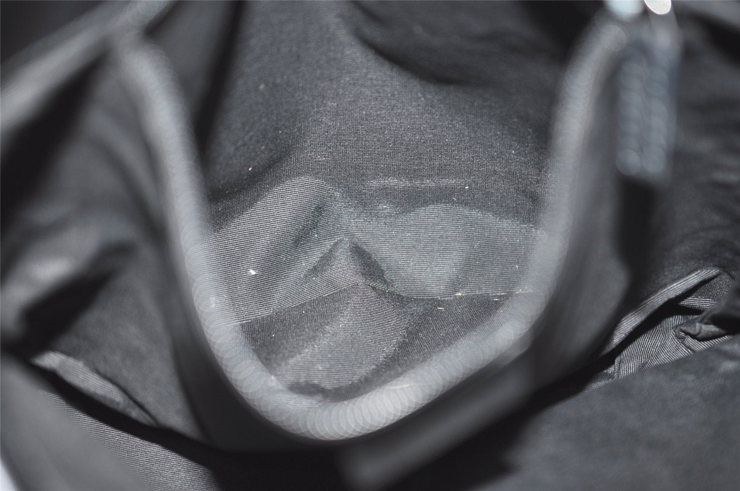 Authentic GUCCI Shoulder Tote Bag Purse GG Canvas Leather 31244 Black 4857I