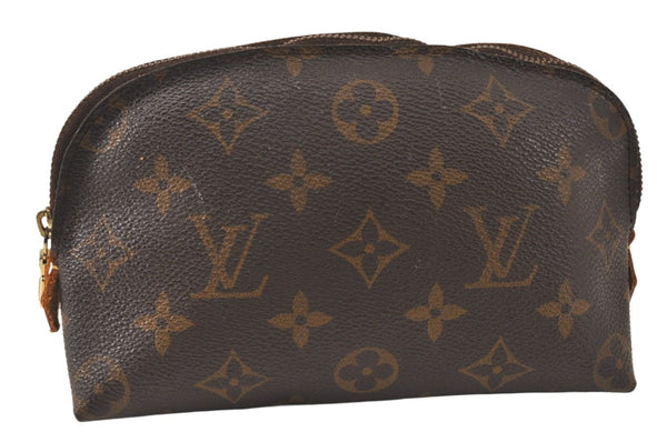 Authentic Louis Vuitton Monogram Pochette Cosmetic Pouch M47515 Junk 4858K