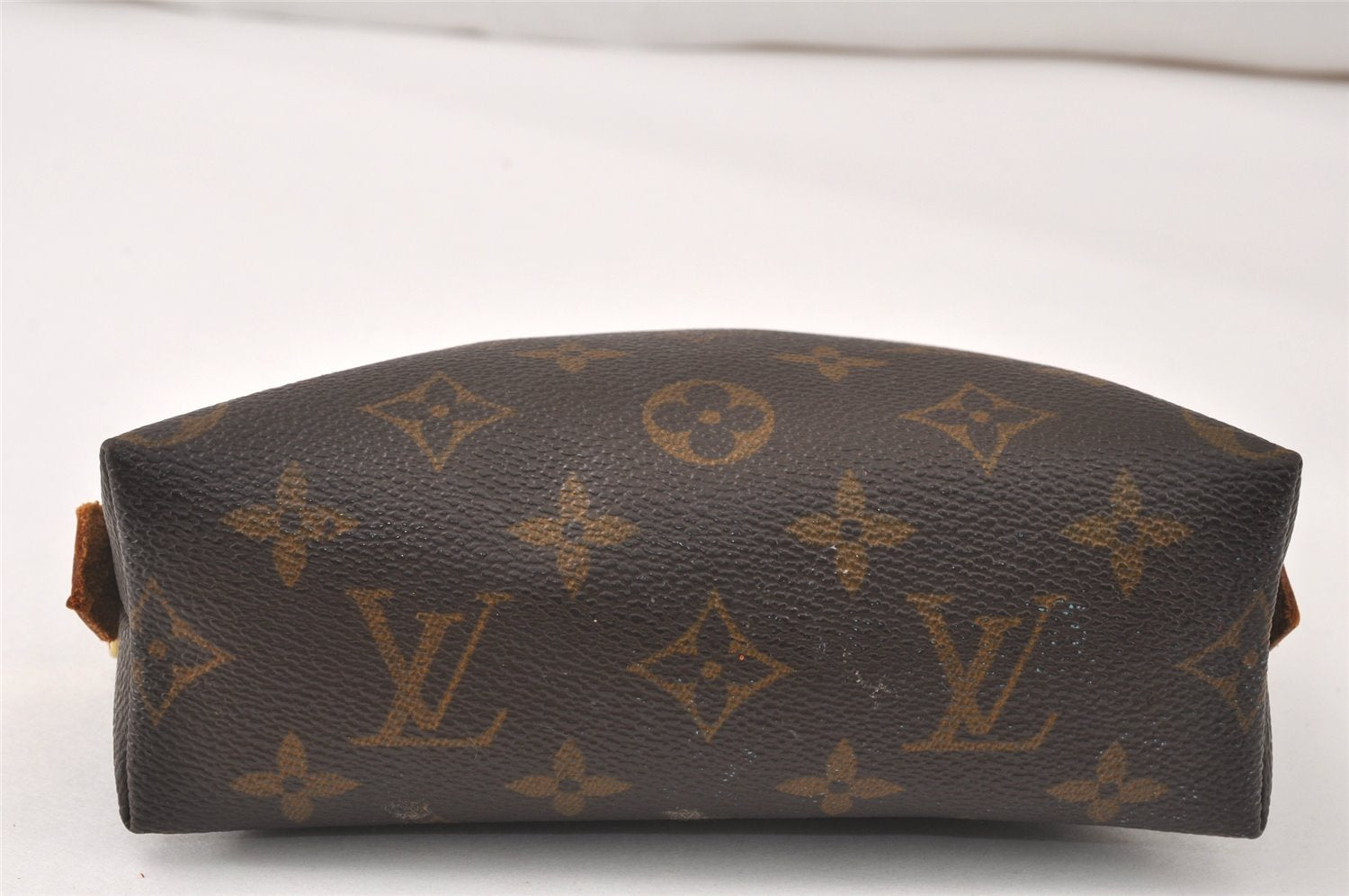 Authentic Louis Vuitton Monogram Pochette Cosmetic Pouch M47515 Junk 4858K