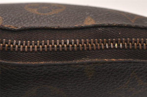 Authentic Louis Vuitton Monogram Pochette Cosmetic Pouch M47515 Junk 4858K