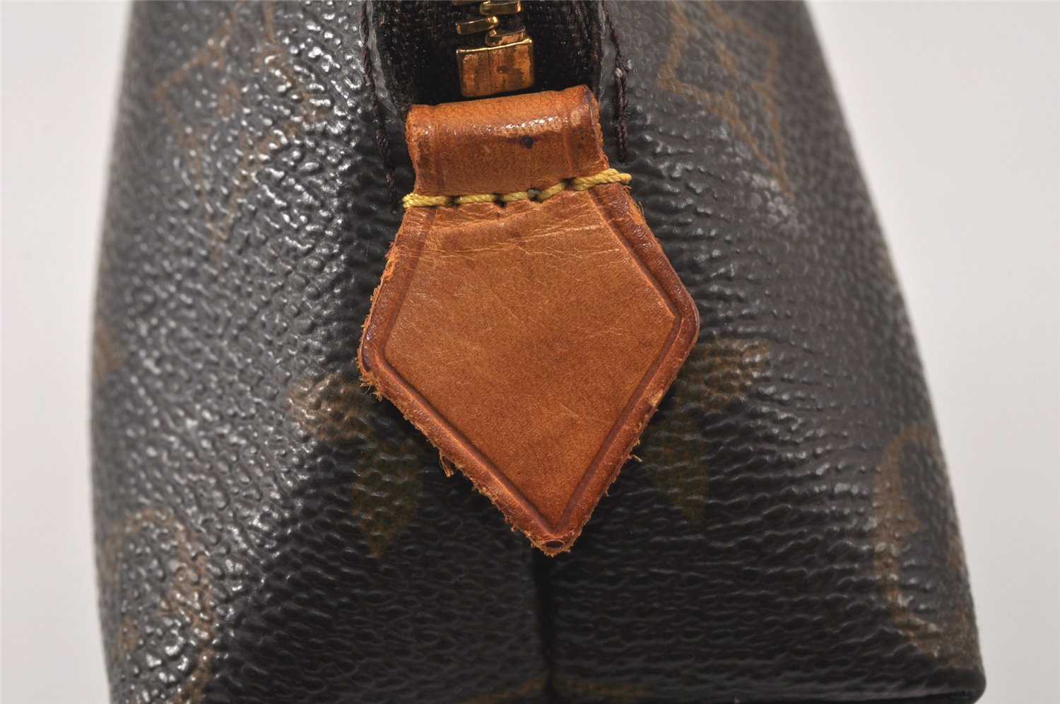 Authentic Louis Vuitton Monogram Pochette Cosmetic Pouch M47515 Junk 4858K