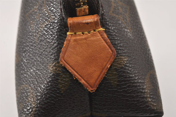 Authentic Louis Vuitton Monogram Pochette Cosmetic Pouch M47515 Junk 4858K