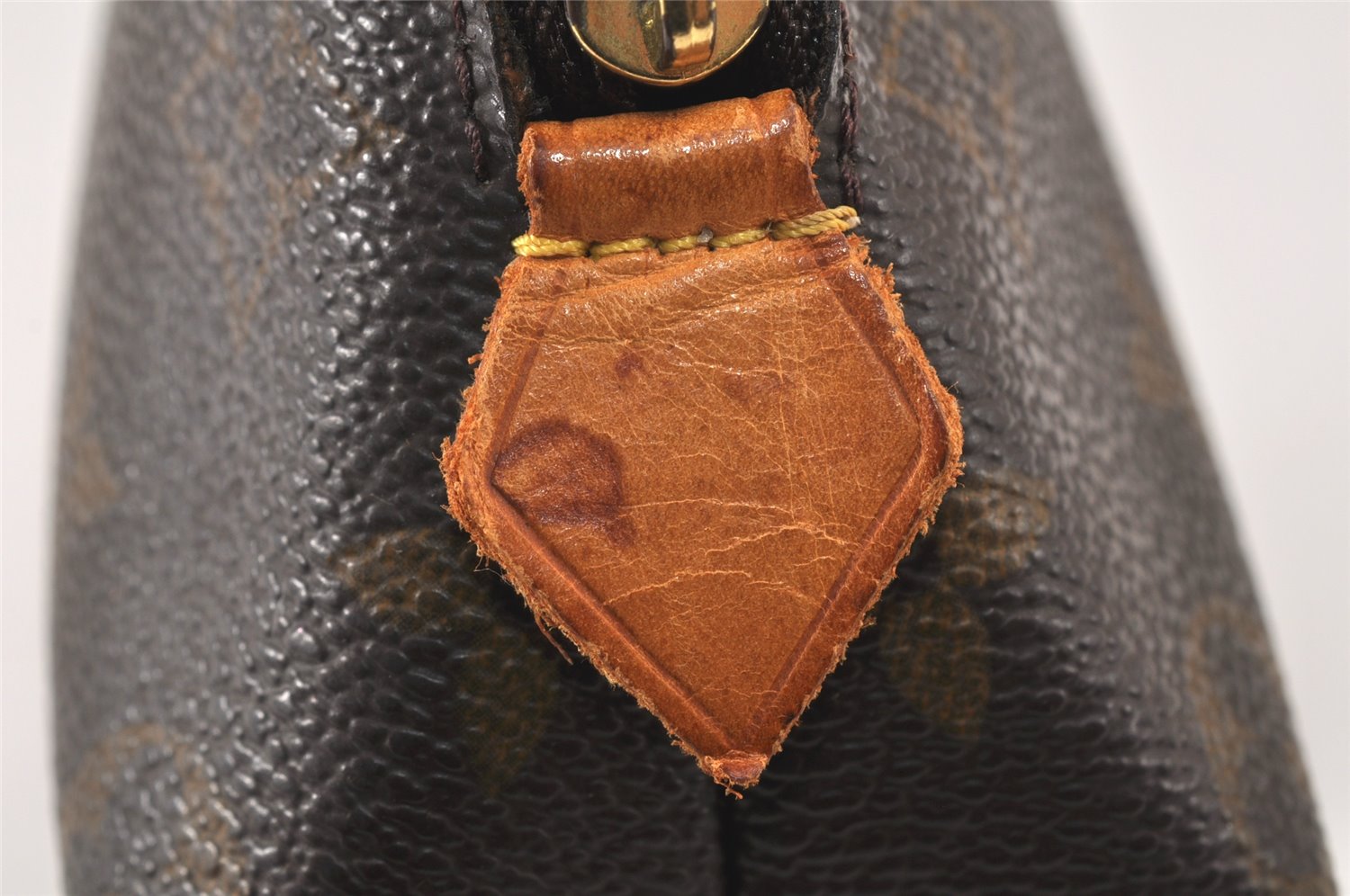 Authentic Louis Vuitton Monogram Pochette Cosmetic Pouch M47515 Junk 4858K