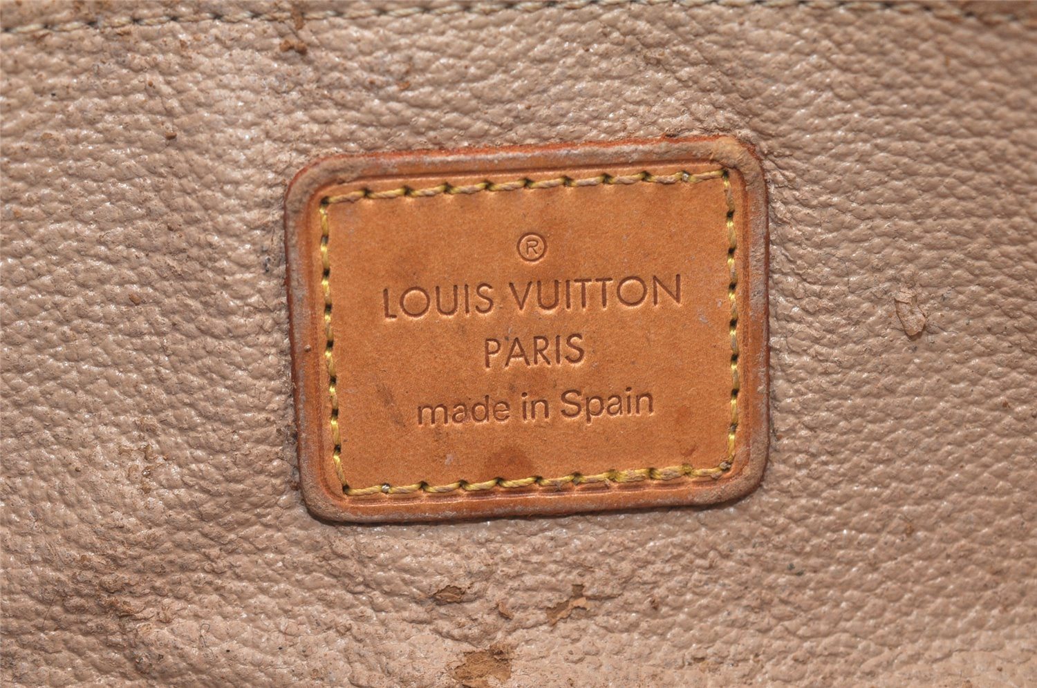 Authentic Louis Vuitton Monogram Pochette Cosmetic Pouch M47515 Junk 4858K