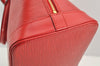 Authentic Louis Vuitton Epi Alma PM Hand Bag Red M52147 LV 4859I