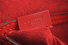 Authentic Louis Vuitton Epi Alma PM Hand Bag Red M52147 LV 4859I