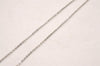 Authentic Christian Dior Silver Tone Chain Pendant Necklace CD 4859J