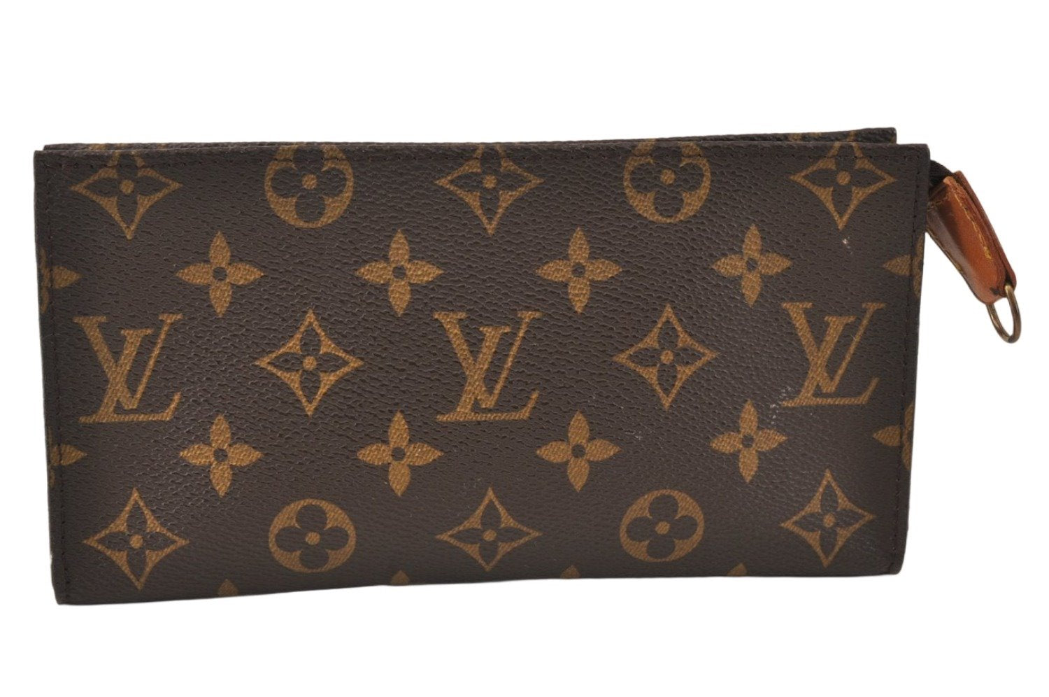 Authentic Louis Vuitton Monogram Pouch For Bucket GM LV Junk 4859K
