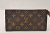 Authentic Louis Vuitton Monogram Pouch For Bucket GM LV Junk 4859K