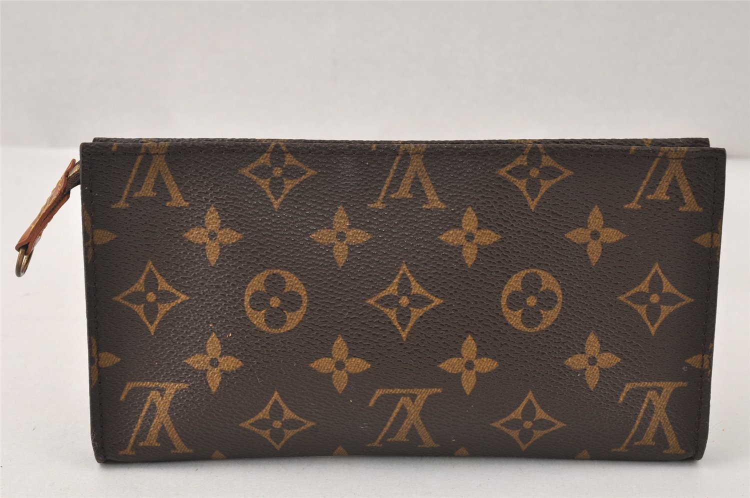 Authentic Louis Vuitton Monogram Pouch For Bucket GM LV Junk 4859K