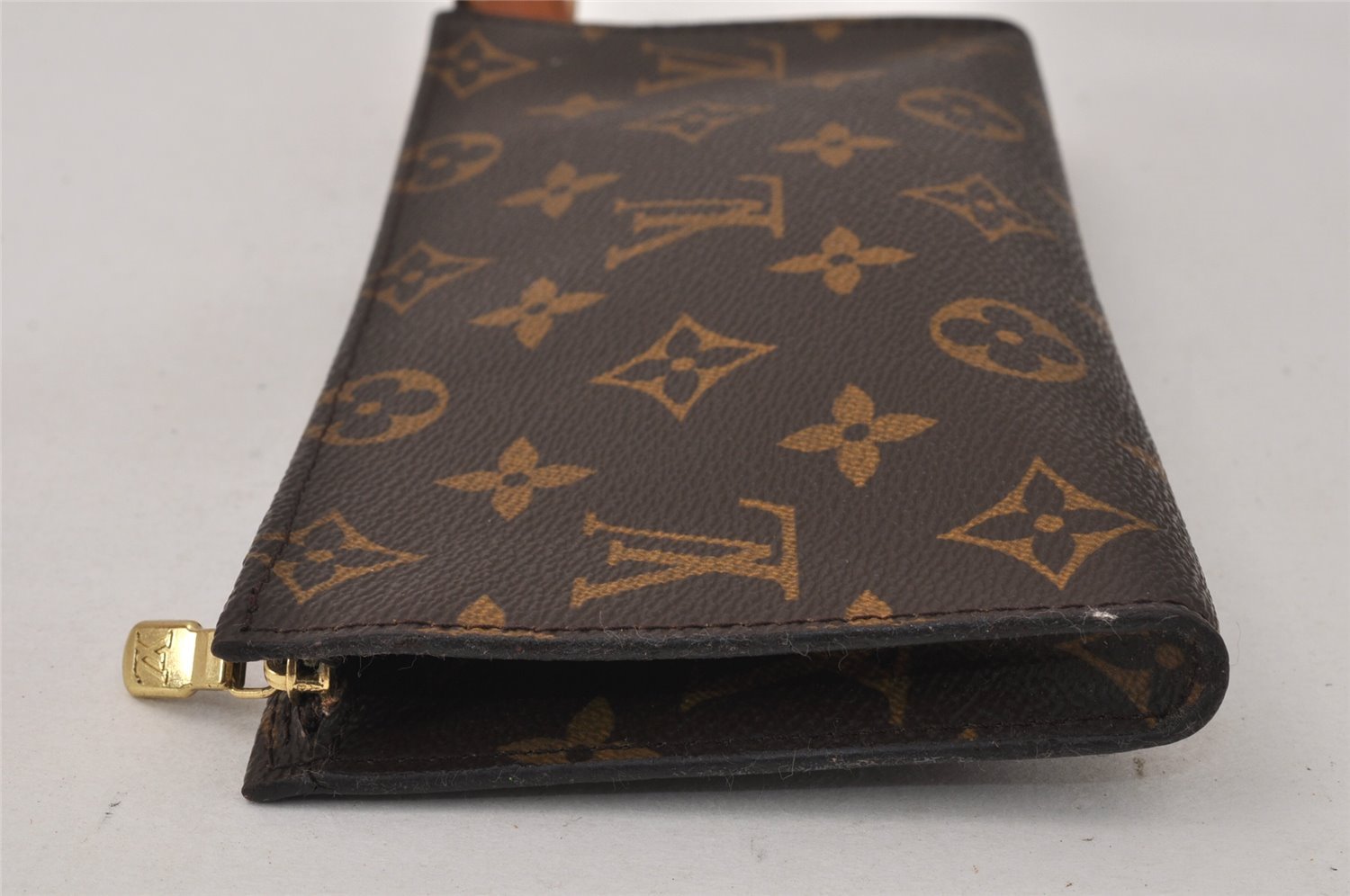 Authentic Louis Vuitton Monogram Pouch For Bucket GM LV Junk 4859K