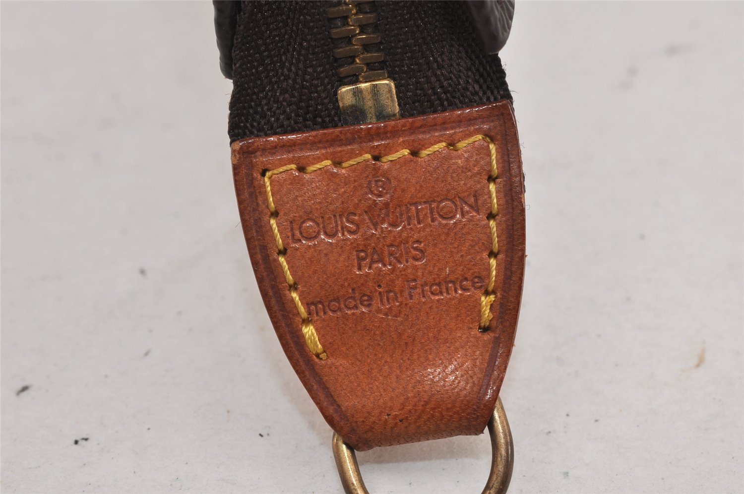 Authentic Louis Vuitton Monogram Pouch For Bucket GM LV Junk 4859K