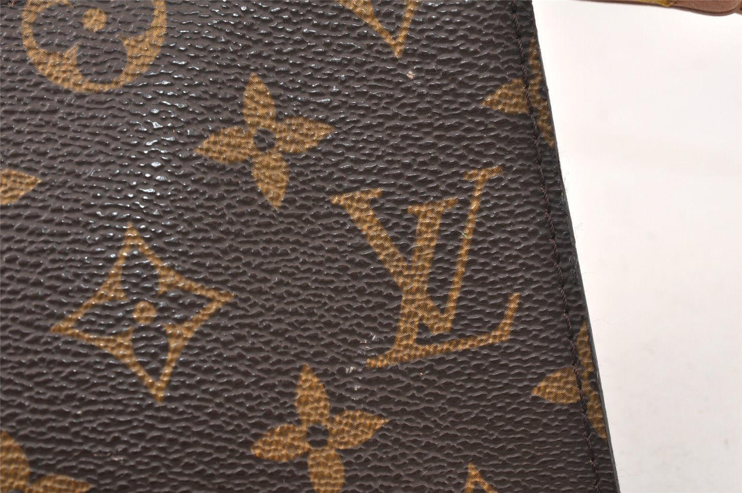 Authentic Louis Vuitton Monogram Pouch For Bucket GM LV Junk 4859K