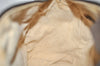 Authentic GUCCI Web Sherry Line Hand Boston Bag GG PVC Leather Brown Junk 4862J