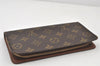 Authentic Louis Vuitton Monogram Porte Monnaie Zip Long Wallet M61727 LV 4862K