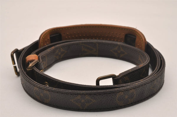 Authentic Louis Vuitton Monogram Shoulder Strap 42.9-50.4" LV Junk 4864J