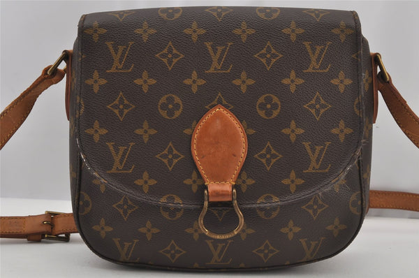 Authentic Louis Vuitton Monogram Saint Cloud GM M51242 Shoulder Cross Bag 4865J