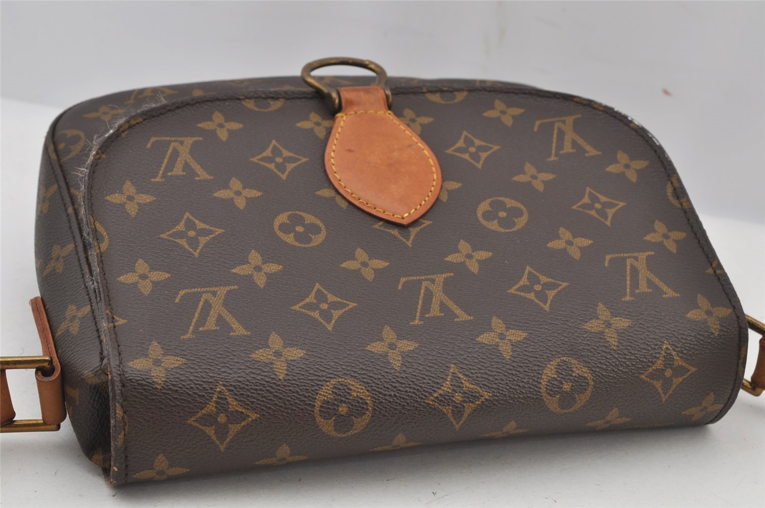 Authentic Louis Vuitton Monogram Saint Cloud GM M51242 Shoulder Cross Bag 4865J