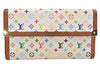 Louis Vuitton Monogram Multicolor Porte Tresor International Wallet Junk 4865K