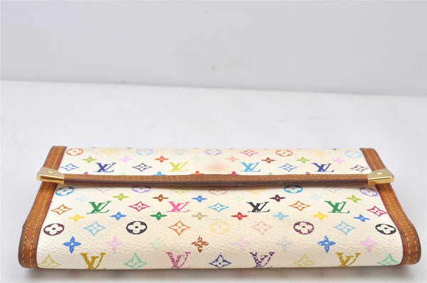 Louis Vuitton Monogram Multicolor Porte Tresor International Wallet Junk 4865K