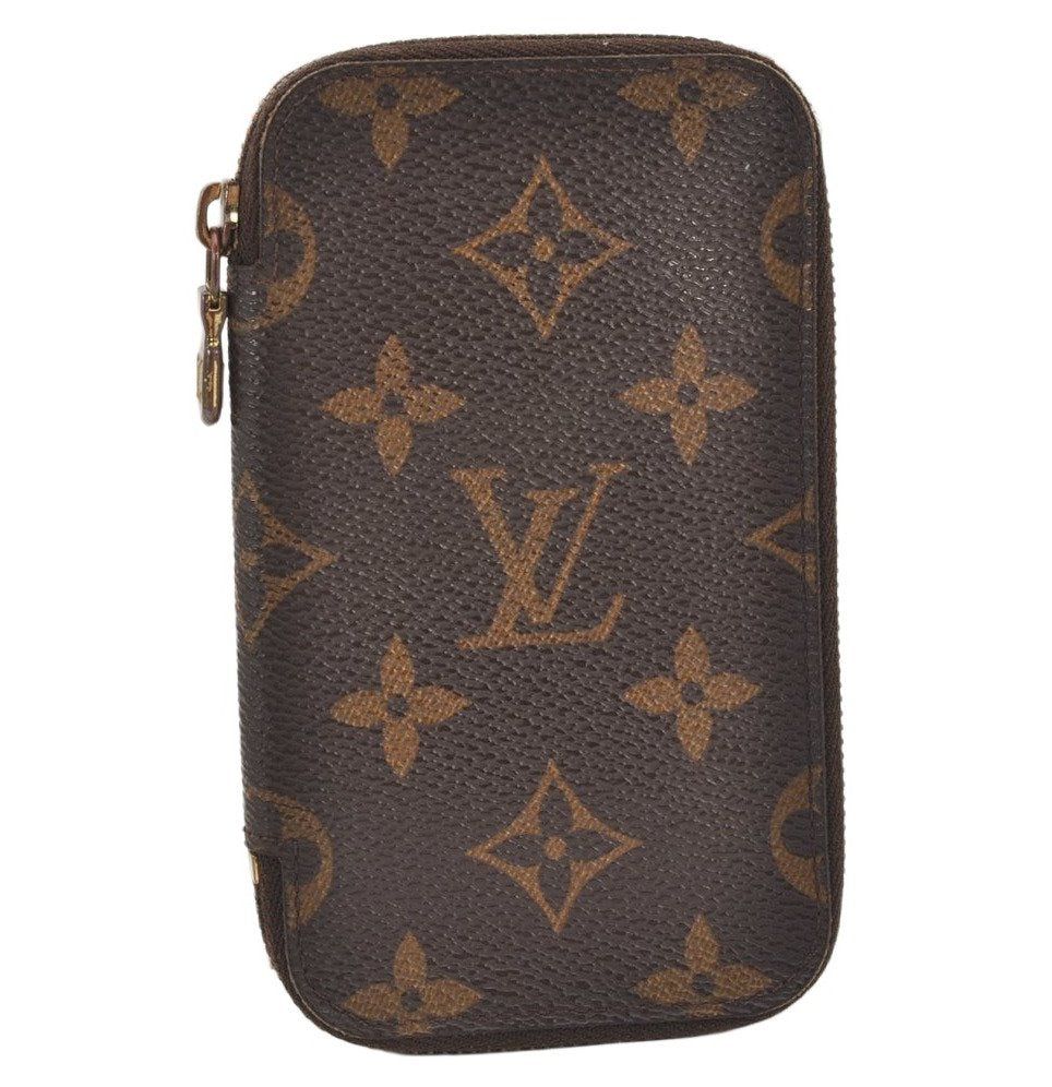 Authentic Louis Vuitton Monogram Pochette 6 Cles Key Case Holder M62610 LV 4866K