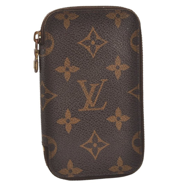 Authentic Louis Vuitton Monogram Pochette 6 Cles Key Case Holder M62610 LV 4866K
