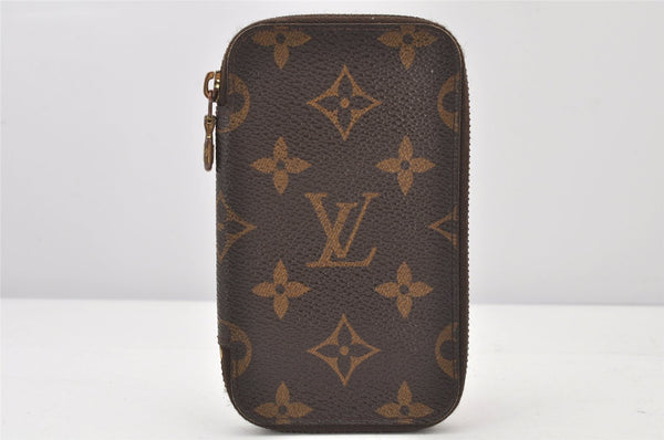 Authentic Louis Vuitton Monogram Pochette 6 Cles Key Case Holder M62610 LV 4866K