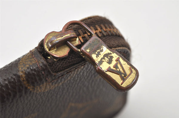 Authentic Louis Vuitton Monogram Pochette 6 Cles Key Case Holder M62610 LV 4866K