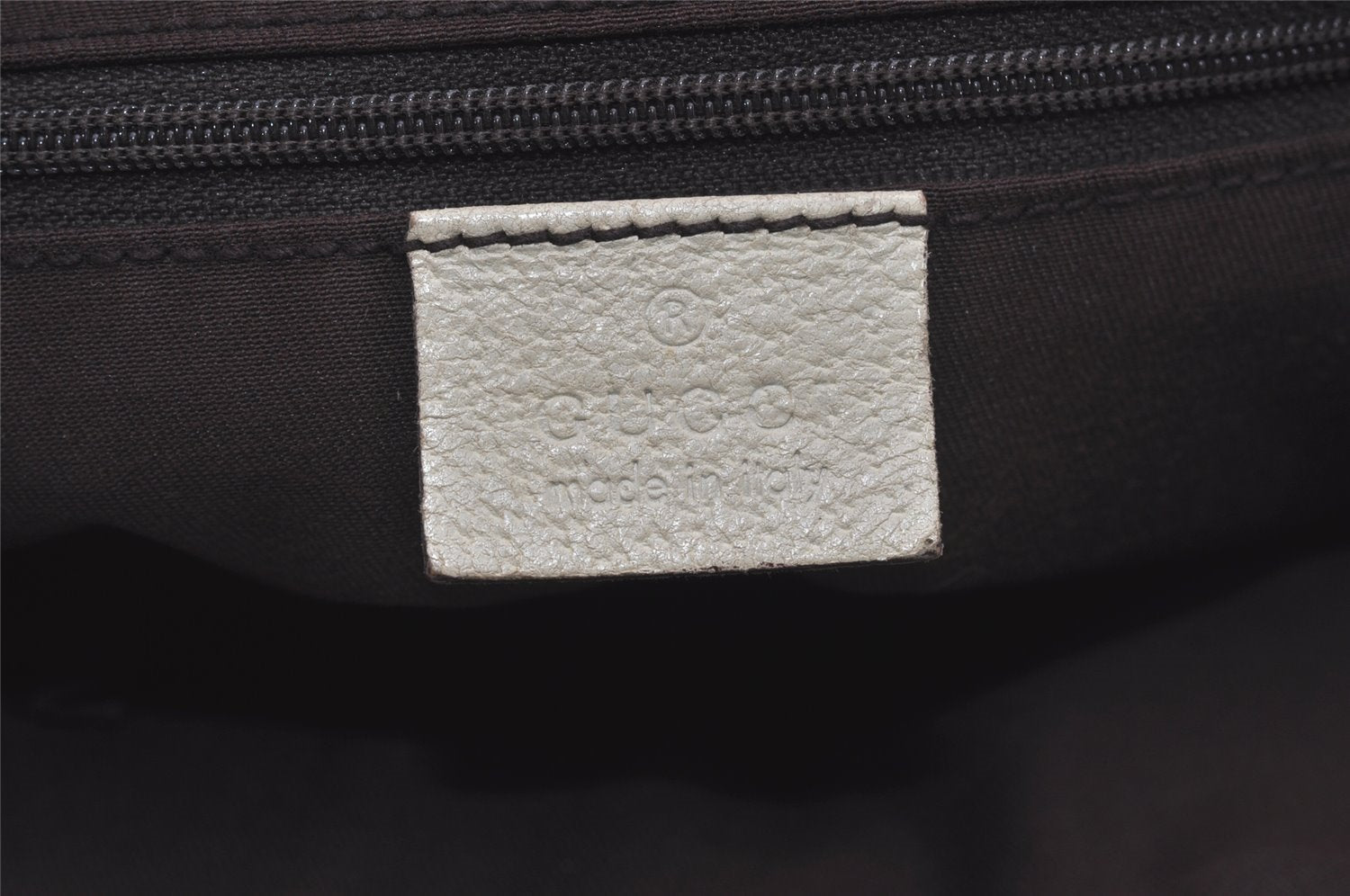 Authentic GUCCI Abbey Shoulder Tote Bag GG Canvas Leather 141470 Brown 4867I