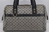 Authentic Louis Vuitton Monogram Mini Josephine GM Hand Bag Blue M92211 LV 4868J