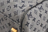 Authentic Louis Vuitton Monogram Mini Josephine GM Hand Bag Blue M92211 LV 4868J