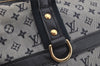 Authentic Louis Vuitton Monogram Mini Josephine GM Hand Bag Blue M92211 LV 4868J