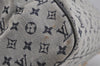 Authentic Louis Vuitton Monogram Mini Josephine GM Hand Bag Blue M92211 LV 4868J