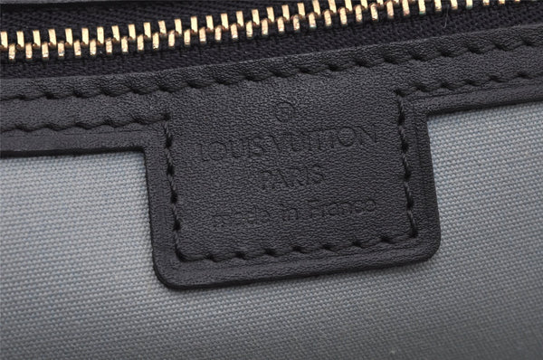 Authentic Louis Vuitton Monogram Mini Josephine GM Hand Bag Blue M92211 LV 4868J