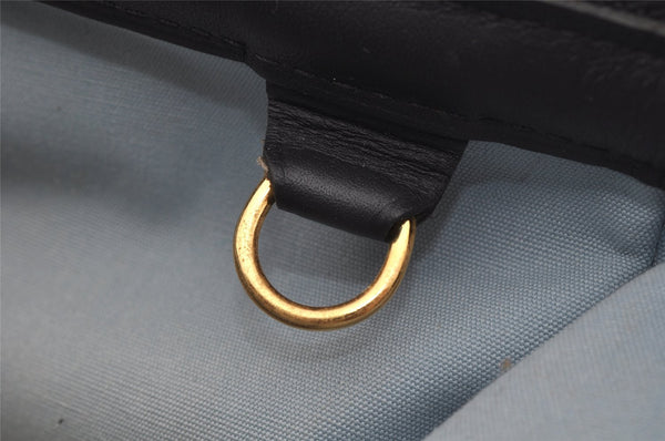 Authentic Louis Vuitton Monogram Mini Josephine GM Hand Bag Blue M92211 LV 4868J