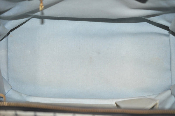 Authentic Louis Vuitton Monogram Mini Josephine GM Hand Bag Blue M92211 LV 4868J