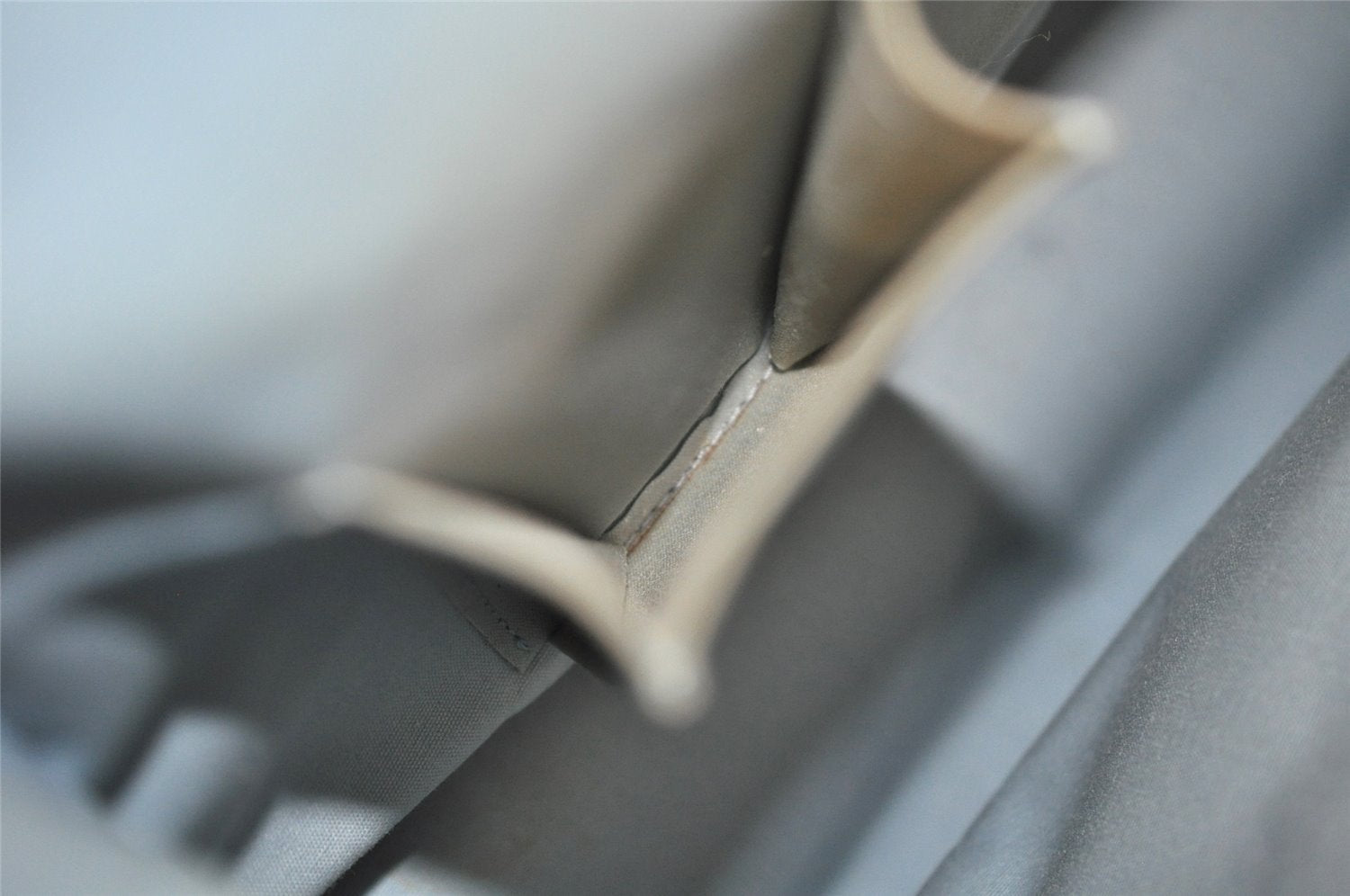 Authentic Louis Vuitton Monogram Mini Josephine GM Hand Bag Blue M92211 LV 4868J